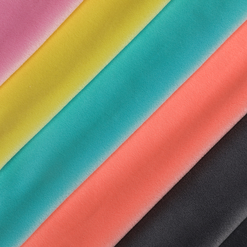 Solid Spandex Super Soft Velboa Fabric