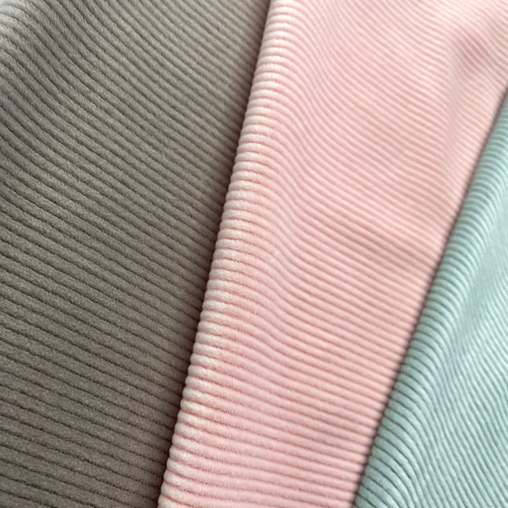 Stripe Spandex Super Soft Velboa Fabric